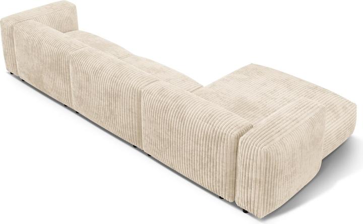 Image du produit Micadoni Canapé D'Angle Gauche Modulaire, "Martina", 3 Places, 332x176x75 Fabriqué en Europe (Canapé d'angle)