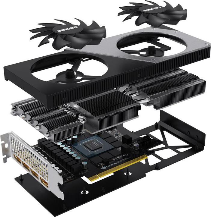 Actual product image Inno3D GeForce RTX 4070 SUPER Twin X2 OC (12 GB)