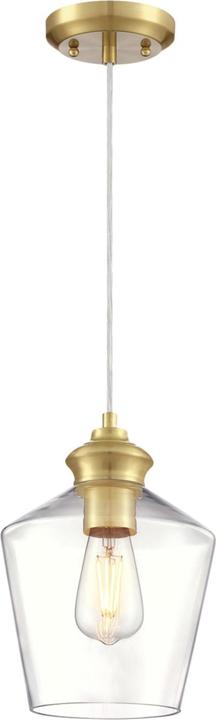 Produktbild Westinghouse Pendelleuchte Ramsey Messing / Klarglas (E27)