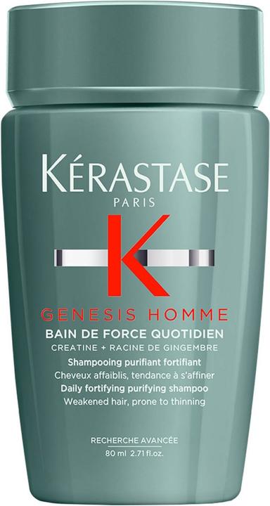 Produktbild Kérastase Genesis Homme Bain Force Quotidien (80ml) Geschenk (80 ml, Flüssiges Shampoo)