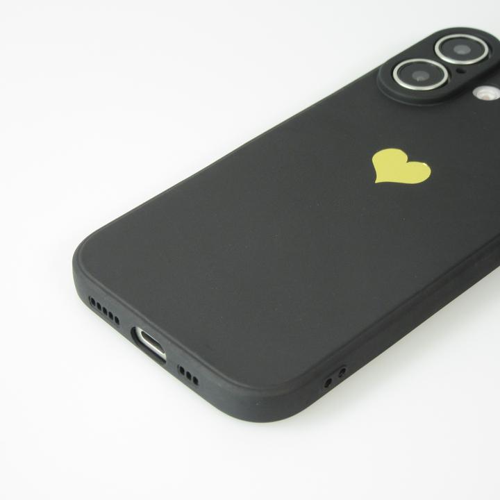 Immagine prodotto PhoneLook Cover Tappetino in silicone Cuore oro (Apple iPhone 16)