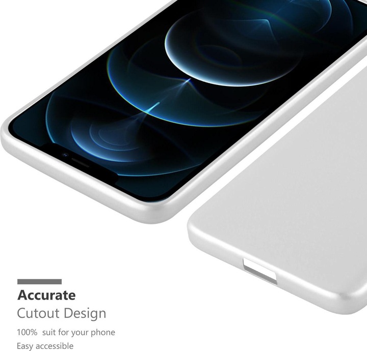 Produktbild Cadorabo TPU Matt Metallic Cover (Realme 12 Pro+, Apple iPhone 12)