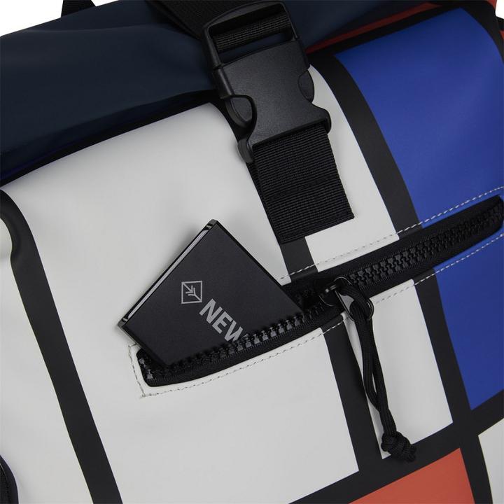 Actual product image New Rebels Mart Arts Mondriaan Rolltop Backpack