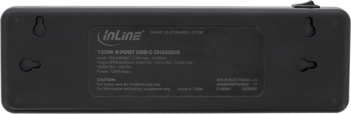 Image du produit InLine Bloc d'alimentation multiport (120 W)
