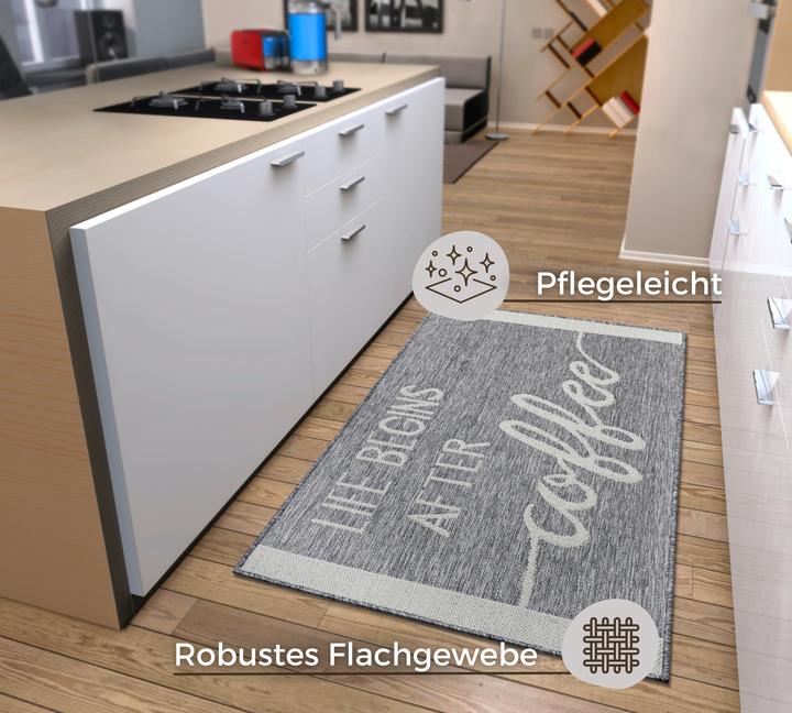 Actual product image Hanse Home Life Begins After Coffee (92 x 150 cm)