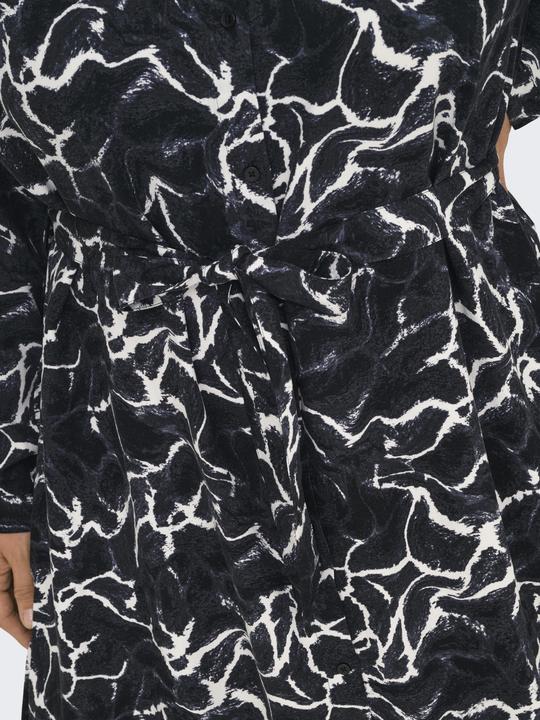 Actual product image Only Carammia L/S Midi Shirt Dress Aop (46)