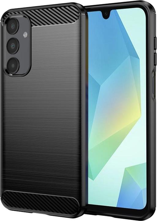 Techsuit - Carbon Silicone - Samsung Galaxy A16 4G / A16 5G - Black (Samsung Galaxy A16 5G, Samsung Galaxy A16)