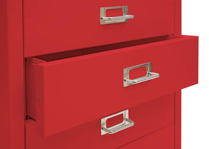 Immagine prodotto Mendler Contenitore per rotoli HWC-L49, metallo 55x40x41cm 4 cassetti, rosso