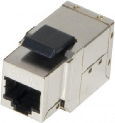 Actual product image Tecline Keystone module RJ45 socket to RJ45 socket, Cat.6A You can use this module, for example, to extend a (Keystone module)