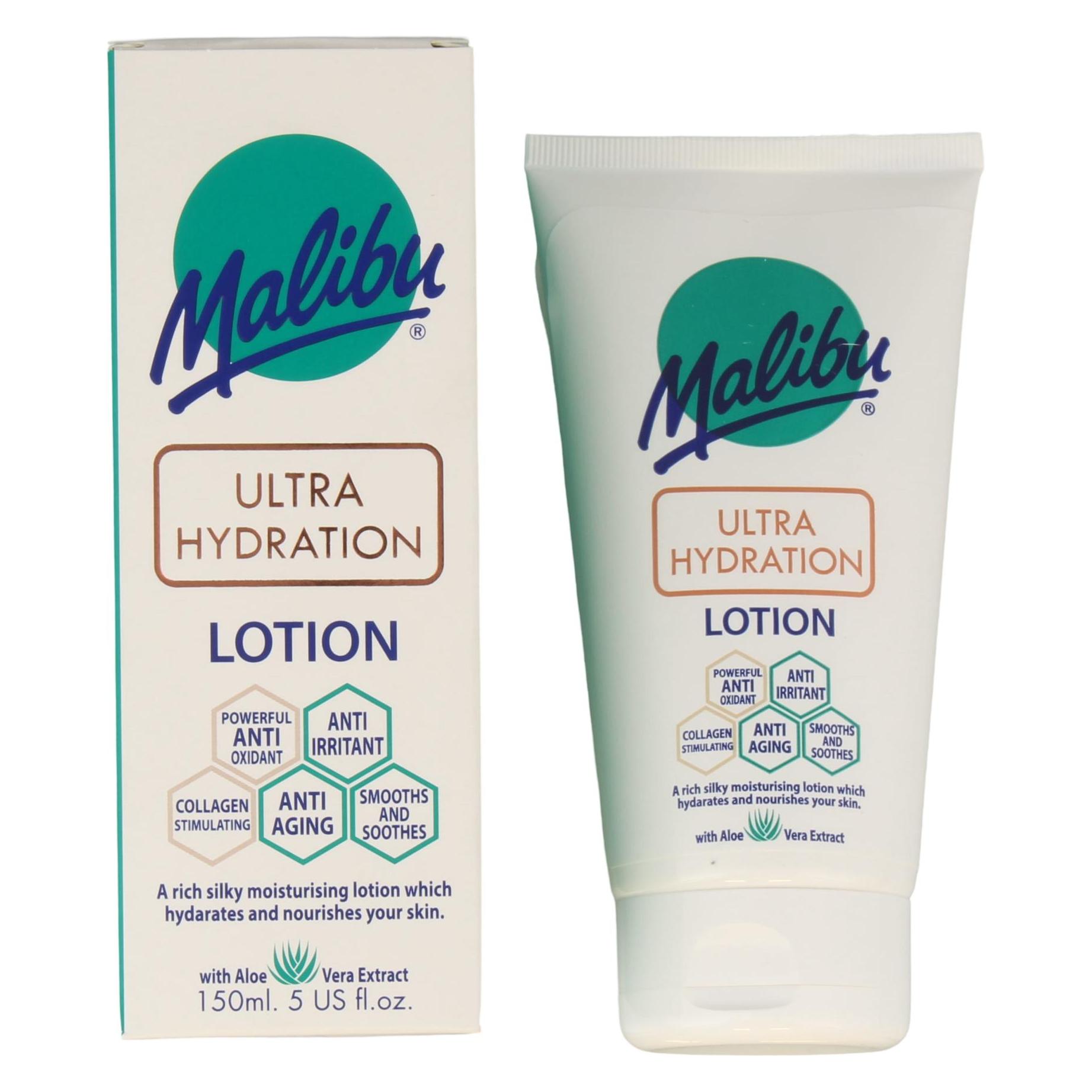 Malibu, Lichaamslotion, Ultra Hydratatie Lotion 150ml (Lichaamslotion, 150 ml)