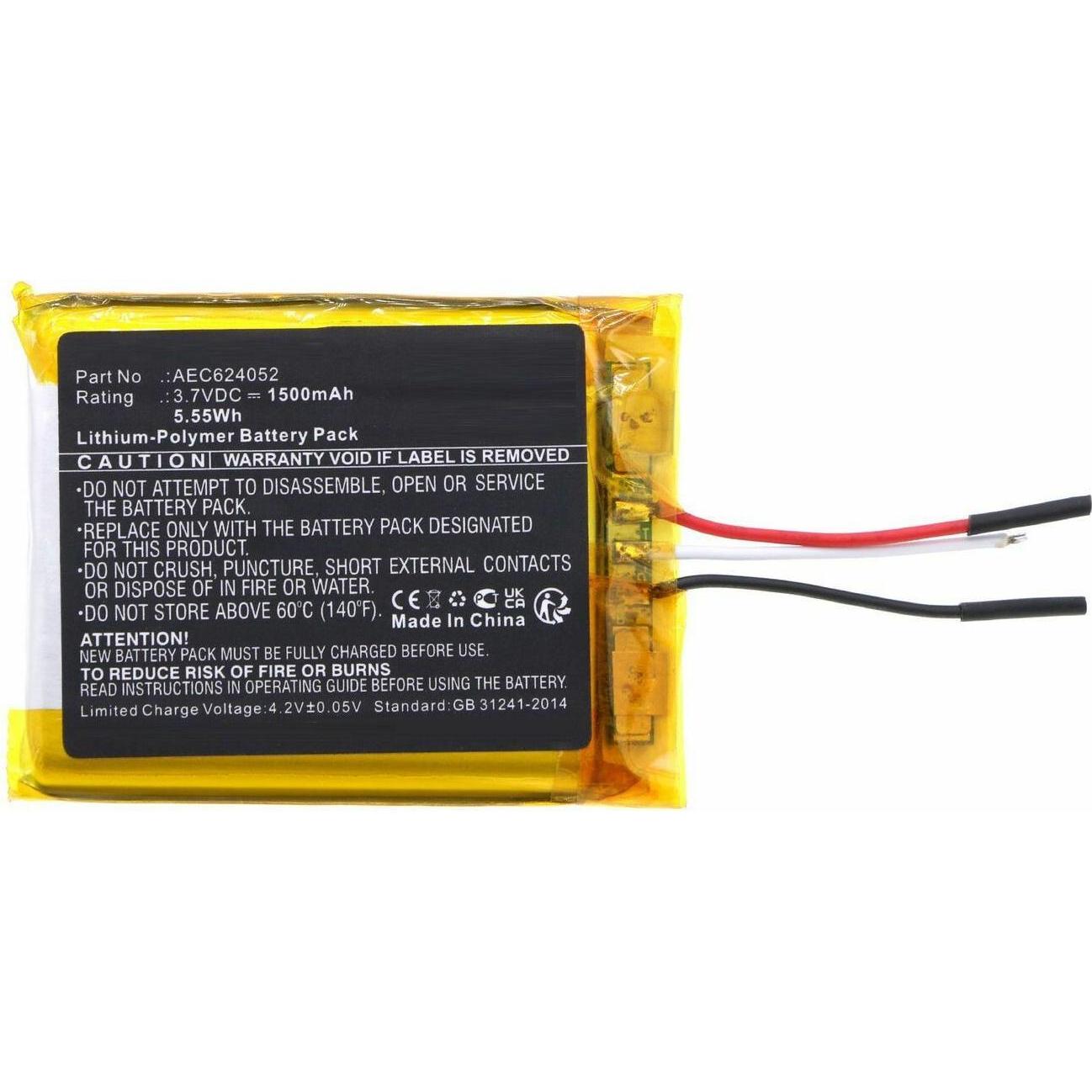 CoreParts Battery for HyperX Wireless, Kopfhörer Ersatzteile