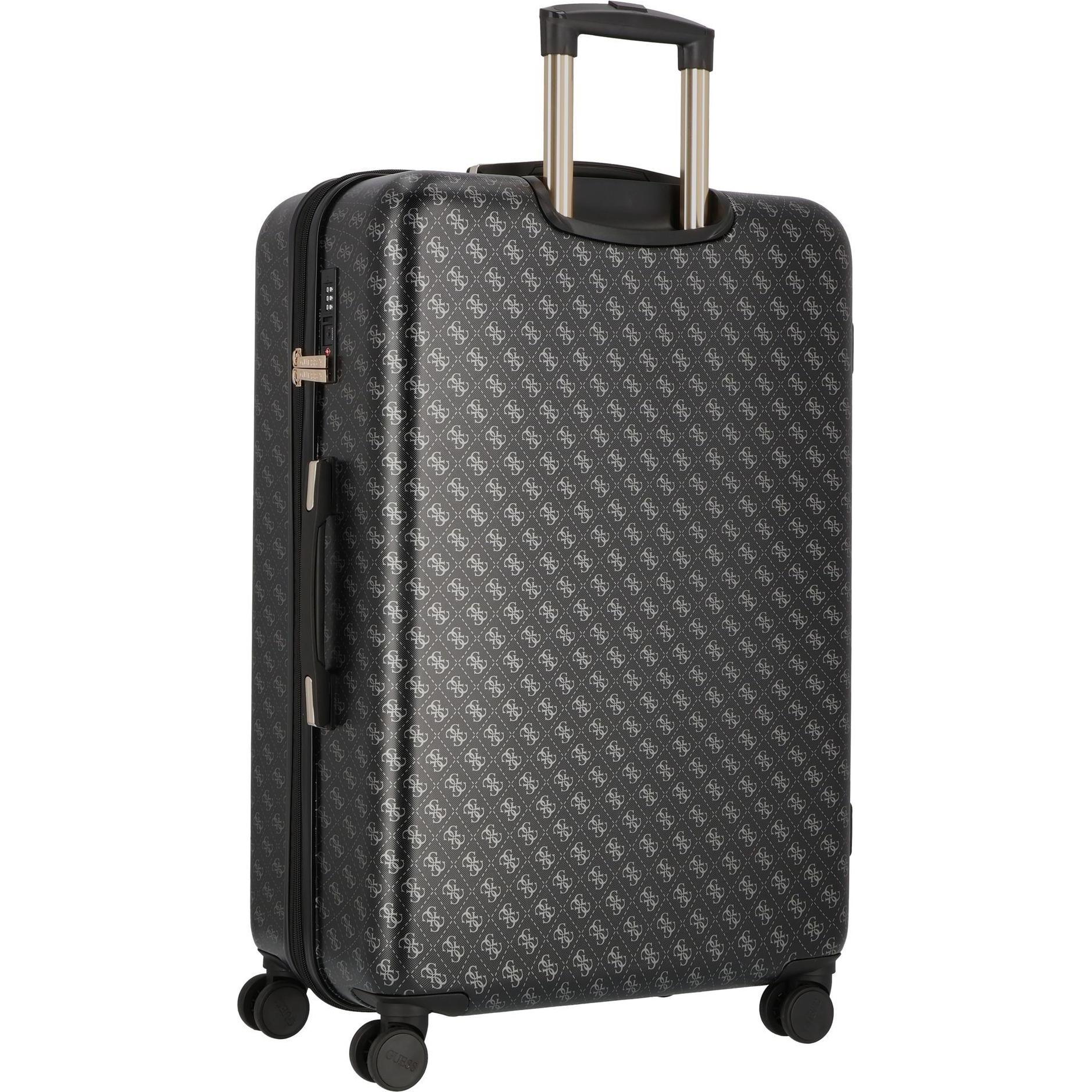 Thumbnail - Guess, Koffer, Jesco 4 Rollen Trolley 77 cm mit Dehnfalte, Schwarz, (97 l, XL (ab 115l))