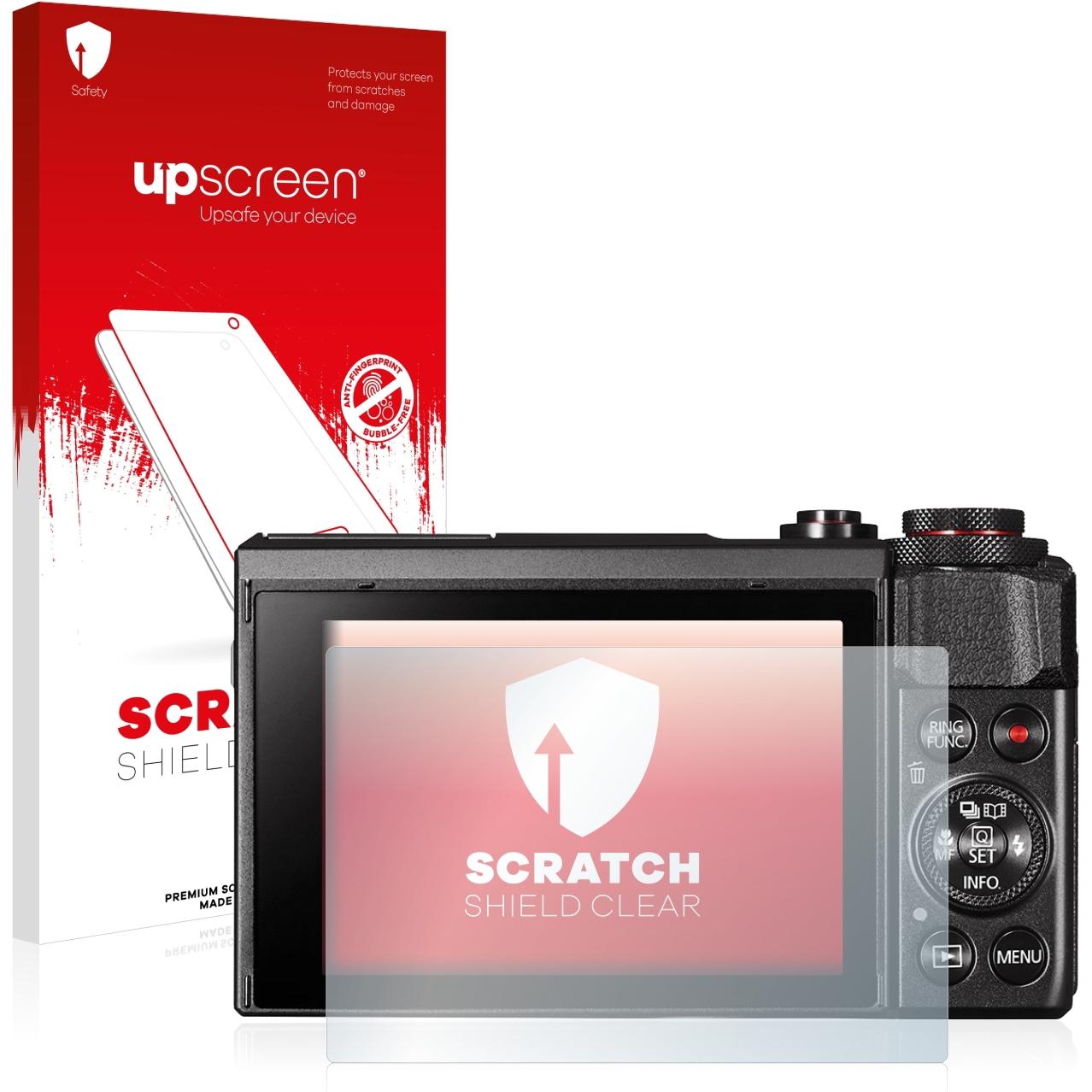 upscreen Scratch Shield Displayschutz (Displayschutz, PowerShot G7 X Mark II), Kameraschutz, Transparent