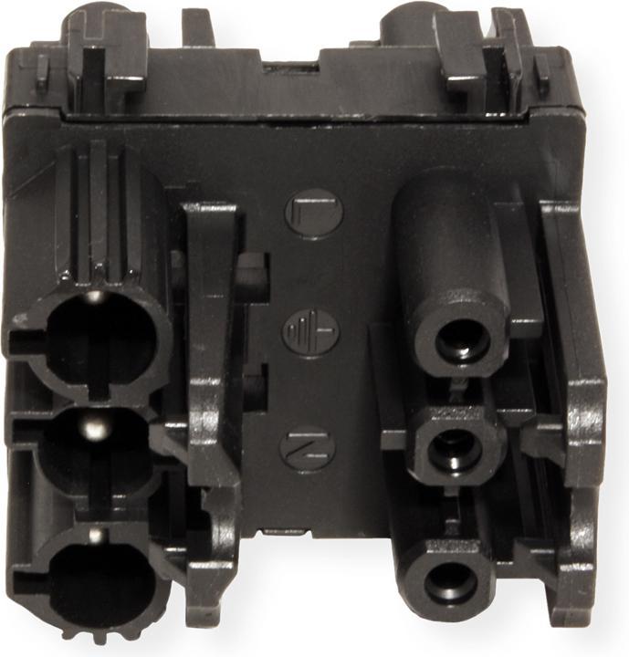 Productafbeelding Bachmann verdeelblok WIELAND GST18 1xIn/3xOut met sluitnokken zwart