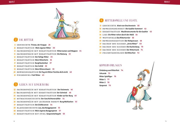 Produktbild Projektreihe Kindergarten - Ritter und Burgen (Deutsch, Anja Mohr, Rebecca Meyer, 2020)