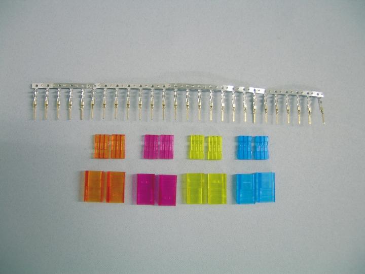 Image du produit Jamara Kit de connecteurs de servo JR 4 couleur VE 8