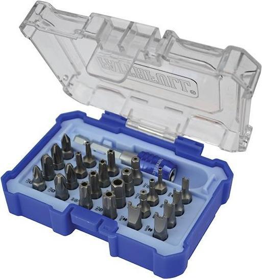 Actual product image Faithfull Quick-change S2 Security Bit Set, 25 Piece (Cross Phillips PH, Cross Pozidriv PZ)