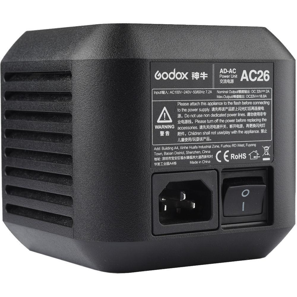 Godox AC26, Blitzgerät, Schwarz