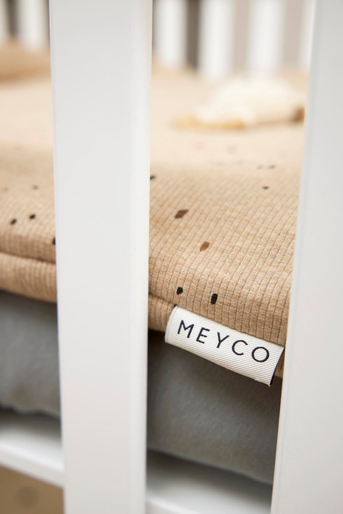Actual product image Meyco Fitted sheet Basic Jersey playpen mattress (75 x 95 cm)
