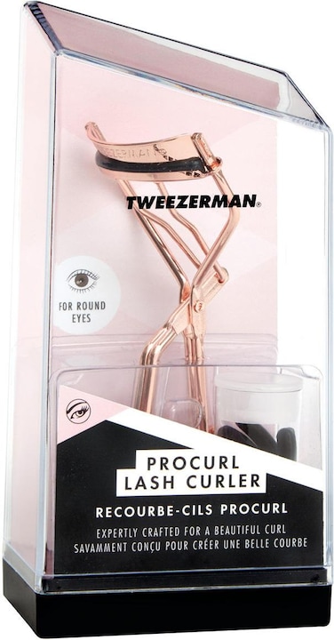Produktbild Tweezerman Pro Curl Wimpernzange Rosé Gold 3 Stk.