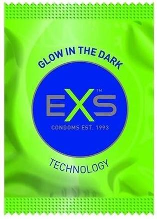 Actual product image EXS Glow in the Dark Condoms (100 pcs.)