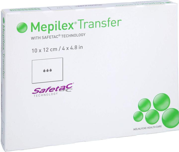 Produktbild Mepilex Transfer Safetac Wundauflage 10x12cm Silikon