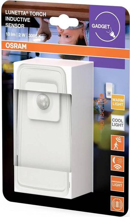 Actual product image Osram Lunetta Torch Inductive Sensor White