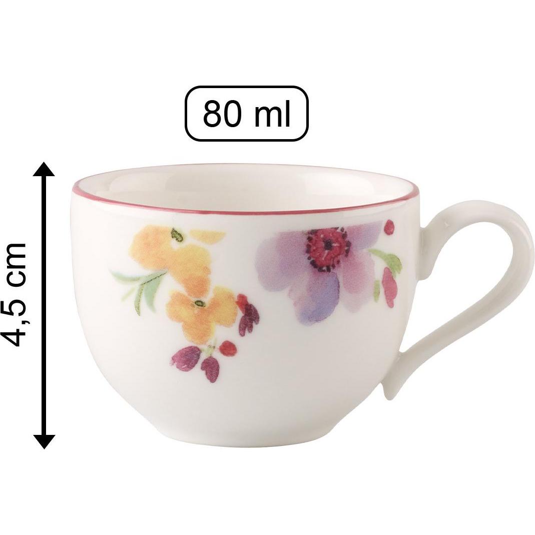 Thumbnail - Villeroy & Boch, Tasse, Espressoobertassen Mariefleur Basic (80 ml, 6 x)