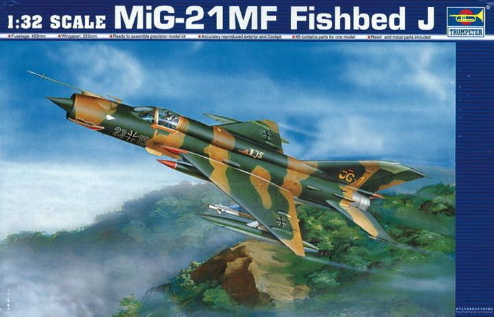 Actual product image Trumpeter MiG-21 MF