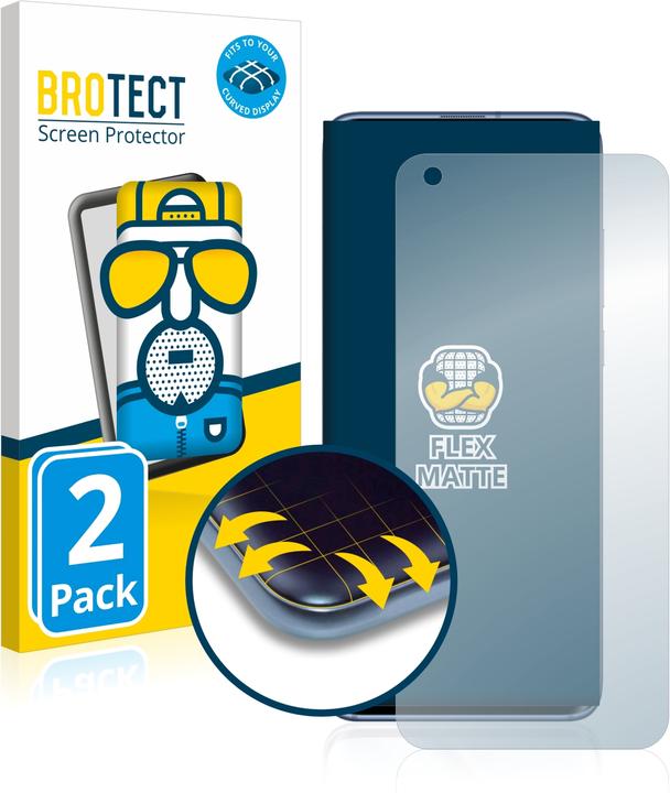 Immagine prodotto BROTECT Full-Cover Pellicola Opaca (2 Pezzo/i, Mi 10 Pro)
