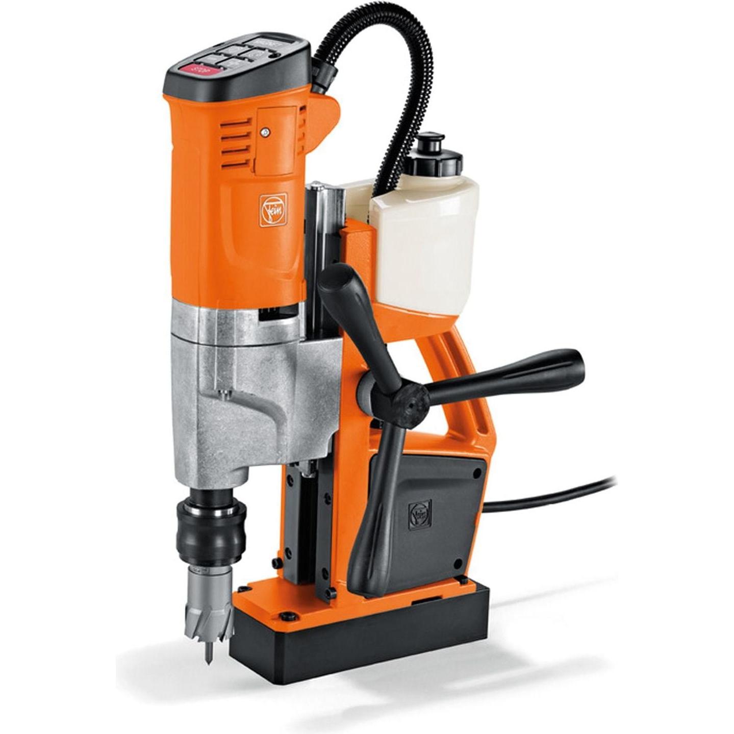 Fein, Trapano + Avvitatore a batteria, KBU 35-2 QW carotatrice magnetica universale fino a 35 mm ( 72705861000 ) + set di accessori da 5