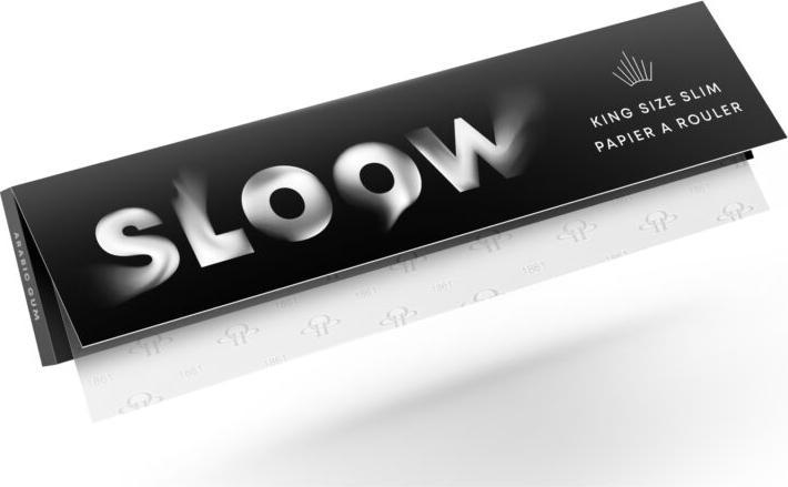 Produktbild Sloow King Size Papers Schwarz (50x32 Blätter)