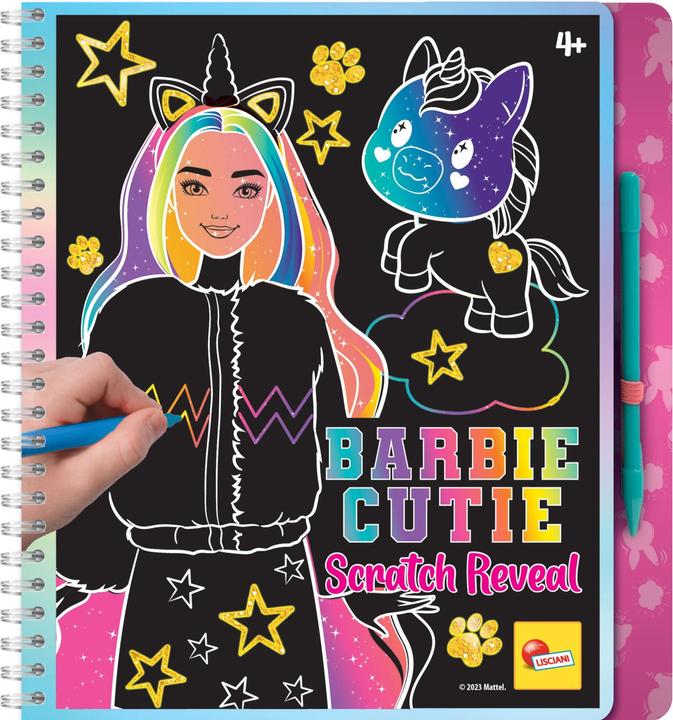 Produktbild Lisciani Barbie-Kratzbuch und Skizzenbuch (Deutsch)