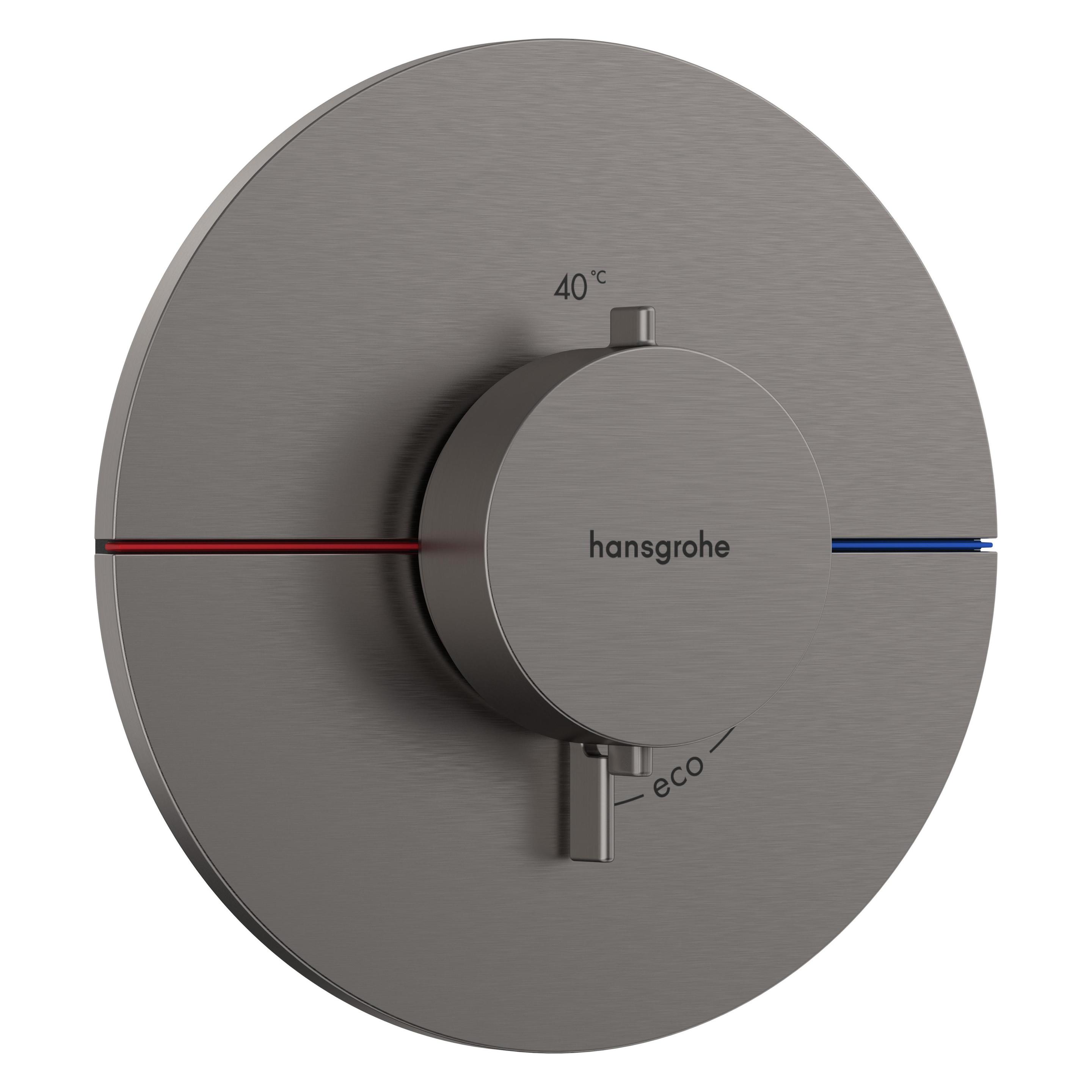 Hansgrohe, Badkamermeubels, ShowerSelect Comfort S Thermostaat, Inbouw, 1 Verbruiker, Rond Rozet, 15559