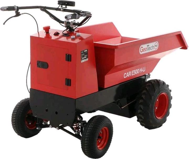 Actual product image GeoTech Battery-powered wheelbarrow MiniDumper500 kg