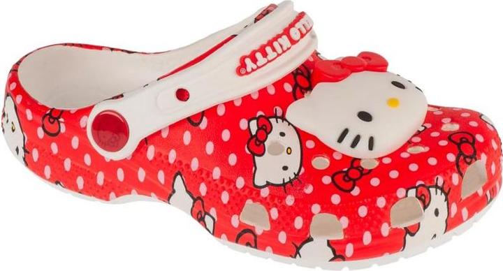 Actual product image Crocs K's HelloKittyRed Classic Clog (28)