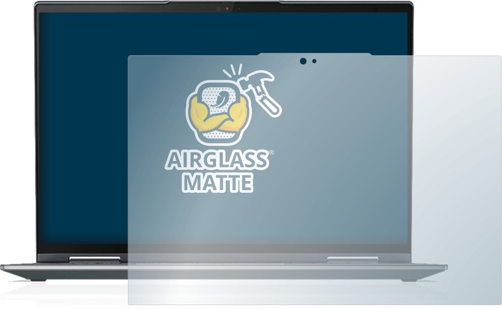 Productafbeelding BROTECT AirGlass Matte kogelwerende glasfolie (1 Stuk, Lenovo ThinkPad X1 Yoga (7e gen.))