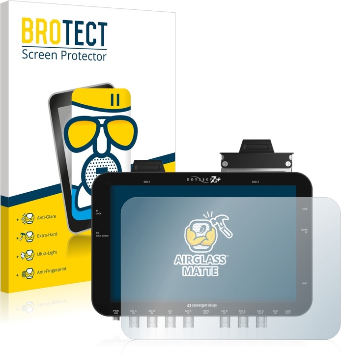 Actual product image BROTECT AirGlass Glass Matte (1 Piece, Odyssey 7Q+)