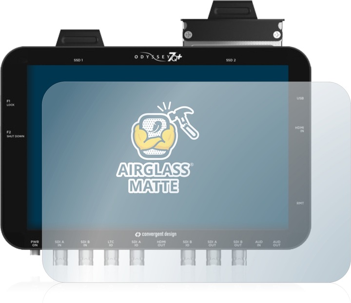 Actual product image BROTECT AirGlass Glass Matte (1 Piece, Odyssey 7Q+)