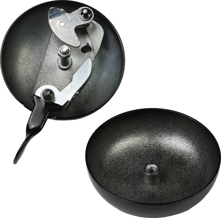 Image du produit Benson Sonnette de vélo ding-dong 80 mm noir mat