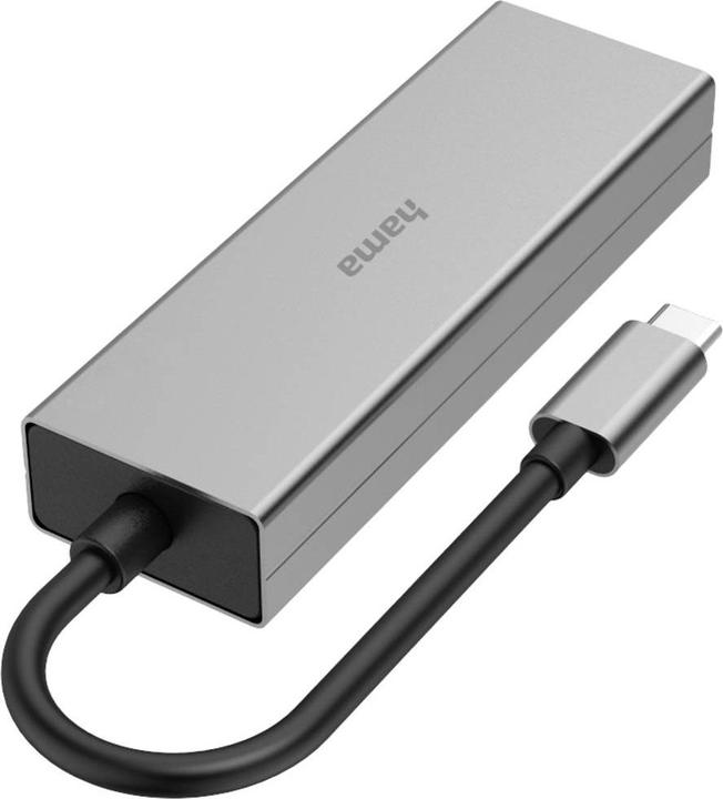 Produktbild Hama USB-C-Hub, 4 Ports, 2x USB-A, 2x USB-C, USB 3.2 Gen1, 5 Gbit/s (USB-C, 4 Ports)