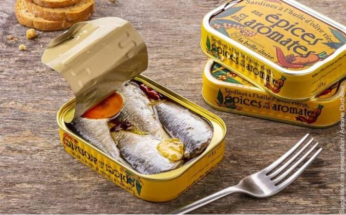 Immagine prodotto La Belle Iloise Sarde con spezie e aromi (115 g)