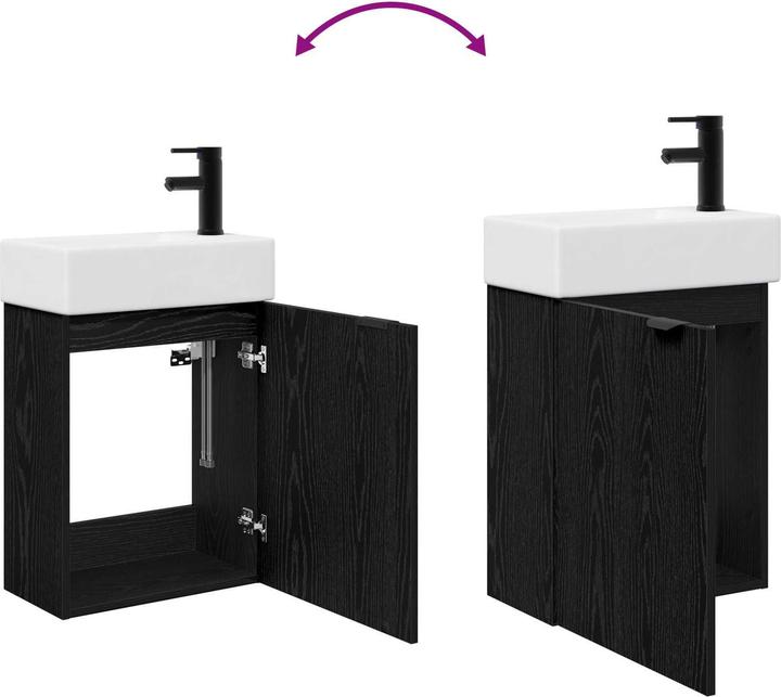 Produktbild vidaXL Badezimmerschrank (45.50 x 22.50 x 84 cm)