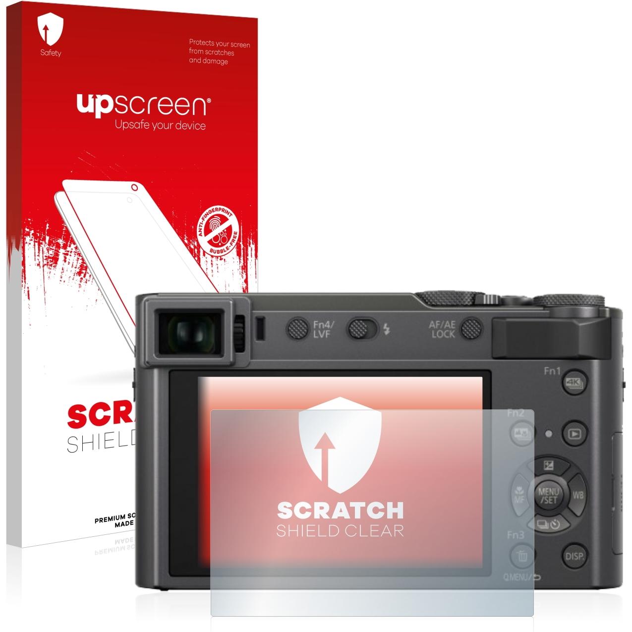 upscreen Scratch Shield Displayschutz (Displayschutz, Lumix DC-TZ200), Kameraschutz, Transparent