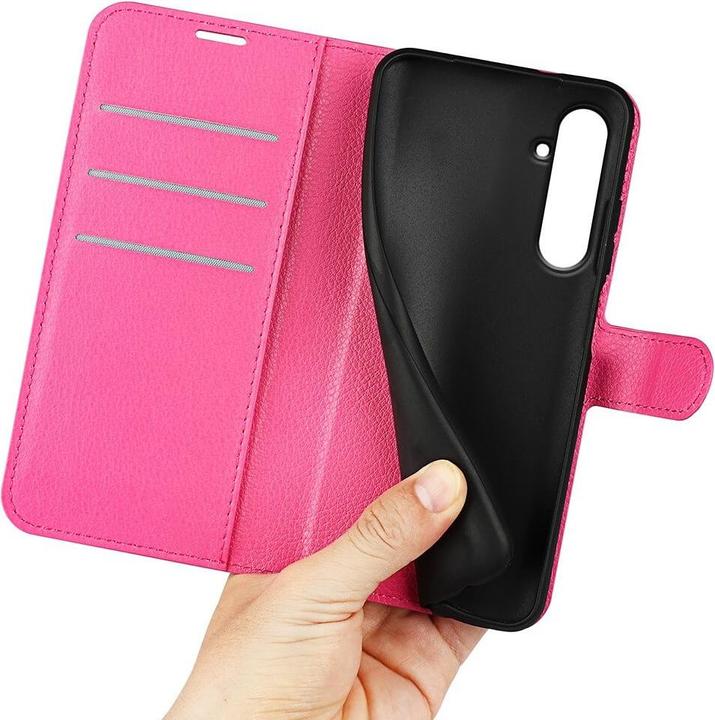 Productafbeelding Cover-Discount Galaxy A55 - Leren hoesje roze (Samsung Galaxy A55)