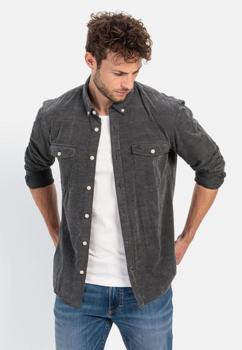 Actual product image Camel Active Regular fit long sleeve shirt in corduroy (S)