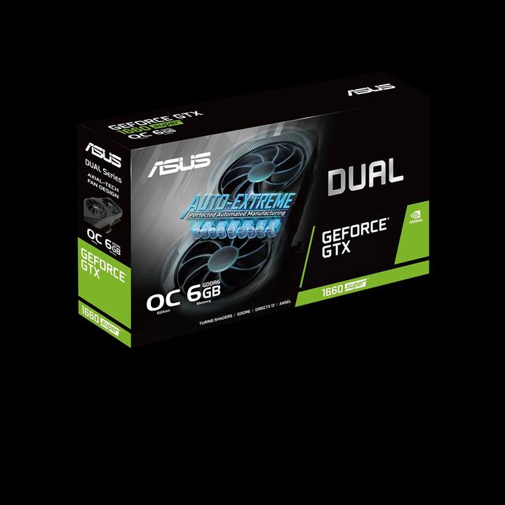 Actual product image ASUS GeForce DUAL GTX1660S O6G EVO (6 GB)