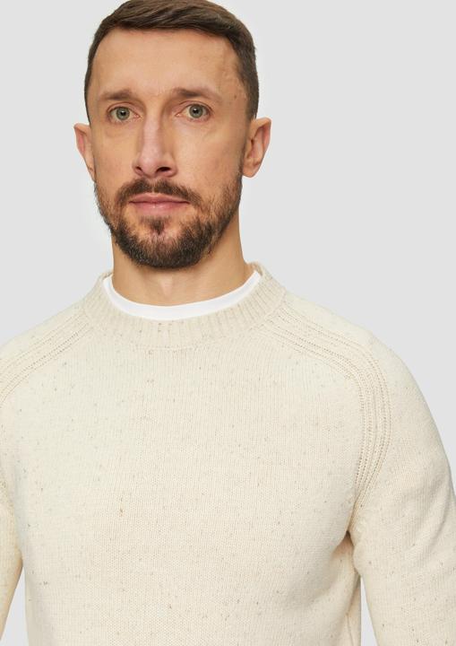 Immagine prodotto S.Oliver Strickpullover Crew-Neck-Pullover mit Farbeffekt (XXL)