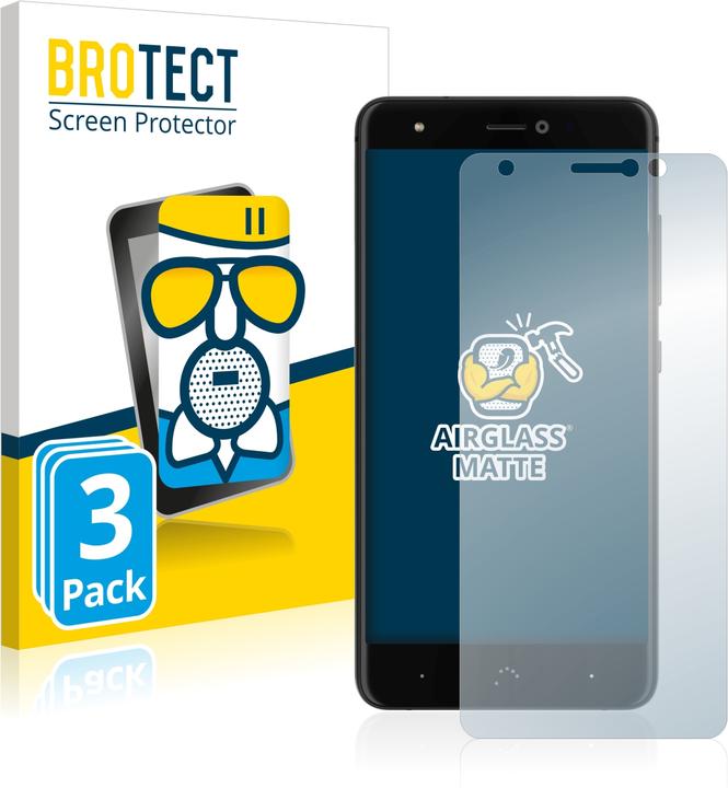 Immagine prodotto BROTECT AirGlass Vetro Opaco (3 pz., BQ Aquaris X Pro)