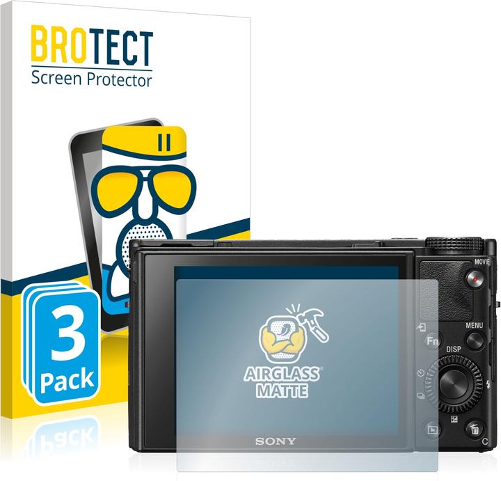 3 Pezzi BROTECT AirGlass Matte Pellicola in vetro opaca per Sony Xperia 1 V